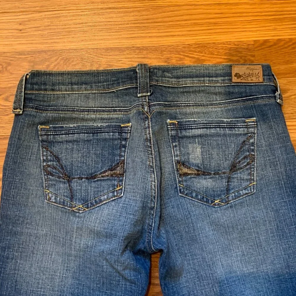 Hippie Low Rise Flare Leg Jeans - Picture 7 of 12